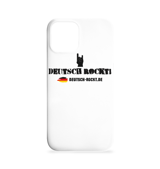 Deutsch Rockt! - Fahne - iPhone 12 / 12 Pro Handyhülle