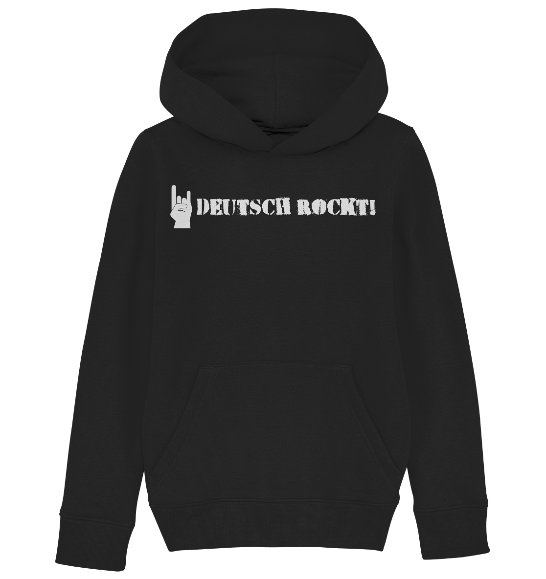 DEUTSCH ROCKT - Logo - Kinder Hoodie / Kapuzenpullover