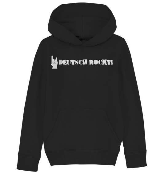 DEUTSCH ROCKT - Logo - Kinder Hoodie / Kapuzenpullover