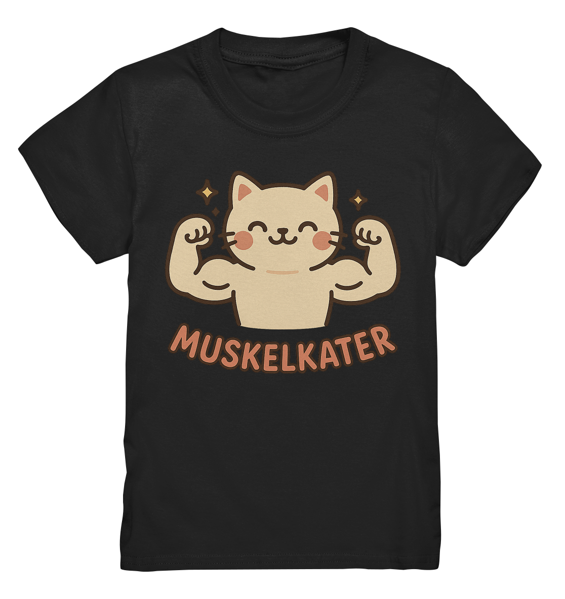 Muskelkater - Kawaii Cat - Kinder T-Shirt