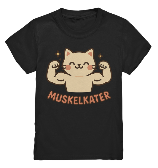 Muskelkater - Kawaii Cat - Kinder T-Shirt