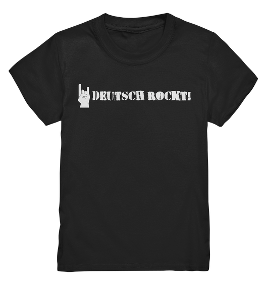 DEUTSCH ROCKT - Logo - Kinder T-Shirt