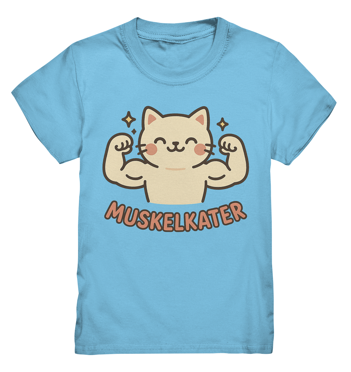 Muskelkater - Kawaii Cat - Kinder T-Shirt