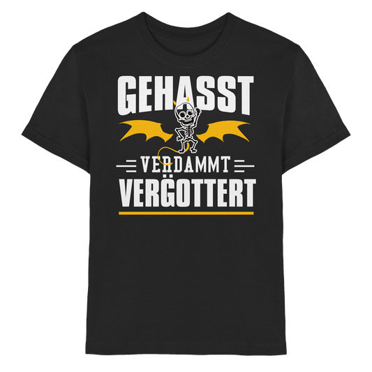 Gehasst Verdammt Vergöttert - Skelett mit Flügeln - Kinder T-Shirt
