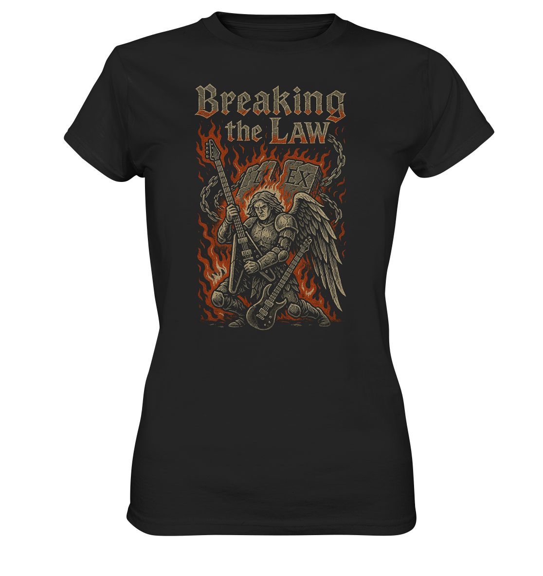 Breaking the Law - Guitar - Damen T-Shirt