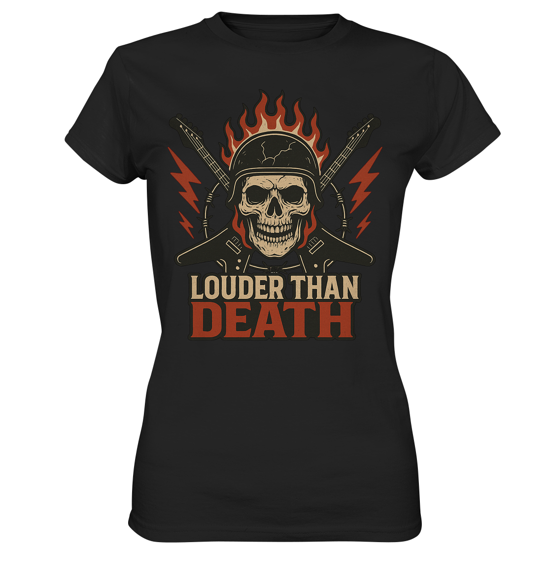 Louder Than Death - Ladies T-Shirt