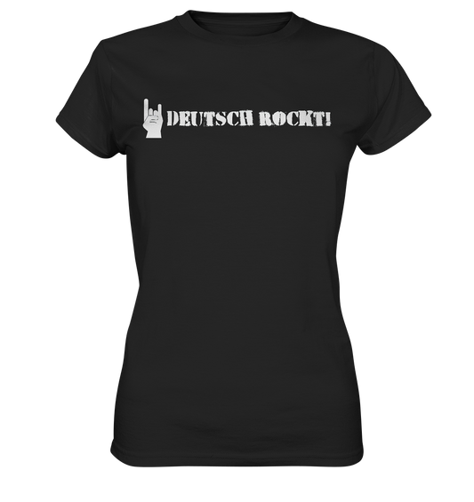 DEUTSCH ROCKT - Logo - Damen T-Shirt