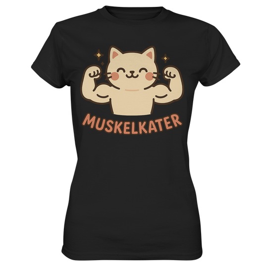 Muskelkater - Kawaii Cat - Damen T-Shirt