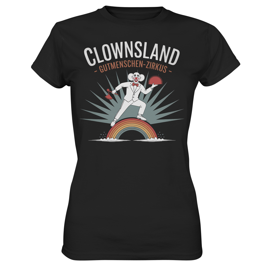 Clownsland - Gutmenschen Zirkus - Ladies T-Shirt