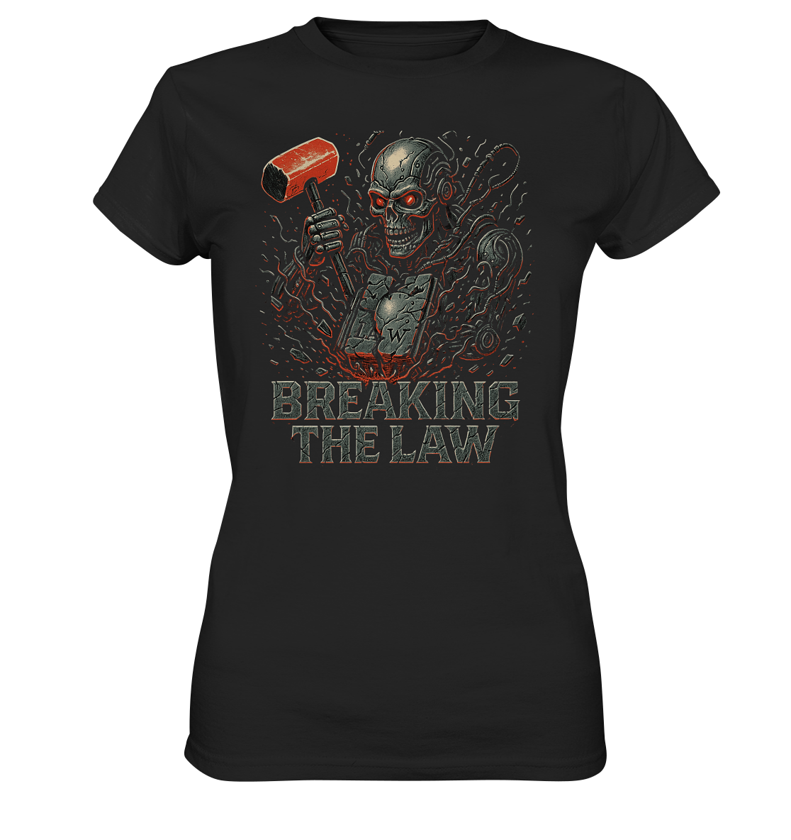 Breaking the Law - Cyborg - Damen T-Shirt