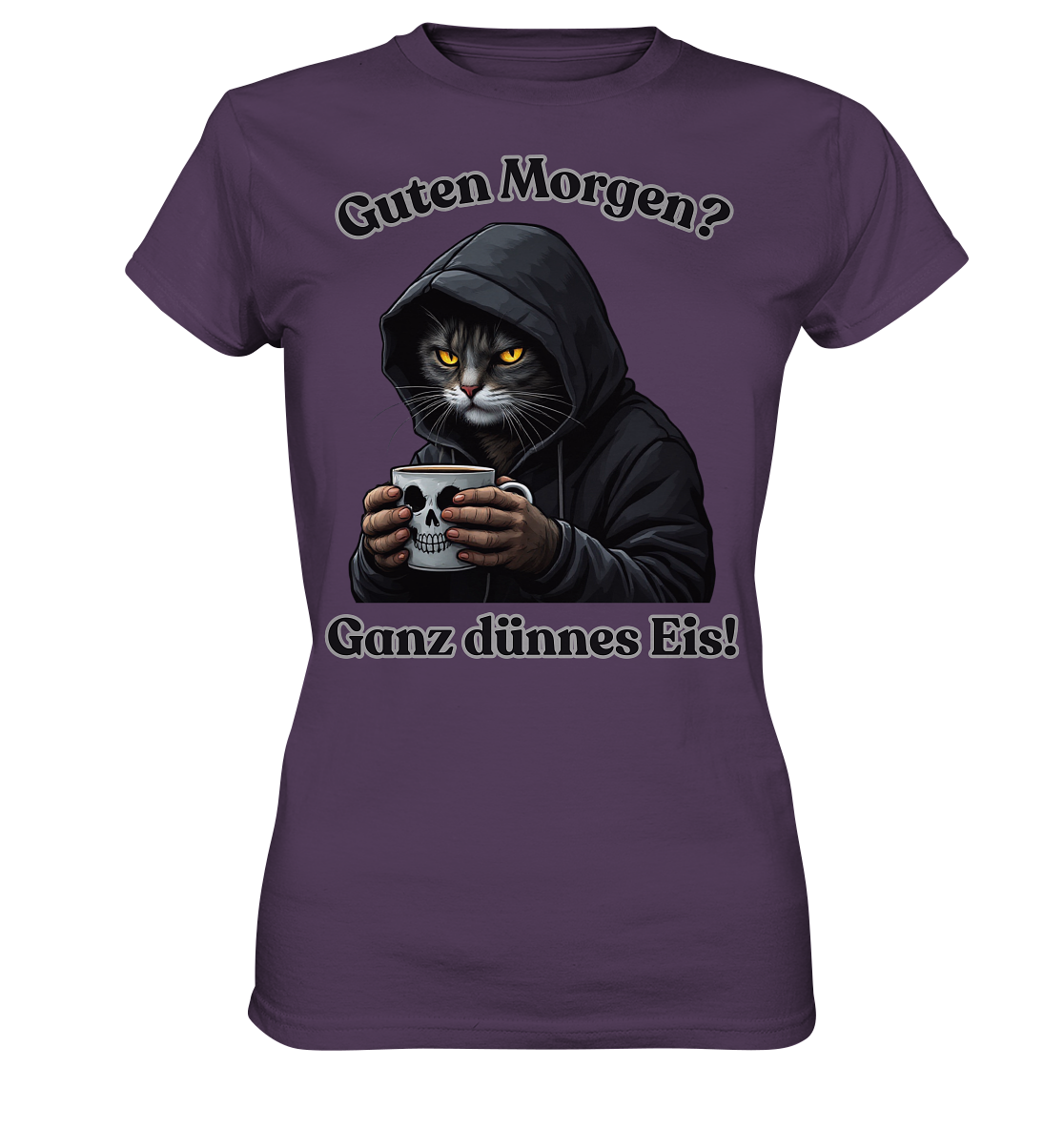 Guten Morgen? Ganz dünnes Eis! - Damen T-Shirt