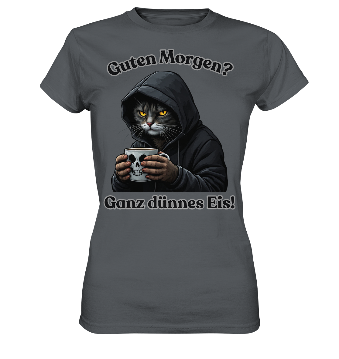Guten Morgen? Ganz dünnes Eis! - Damen T-Shirt