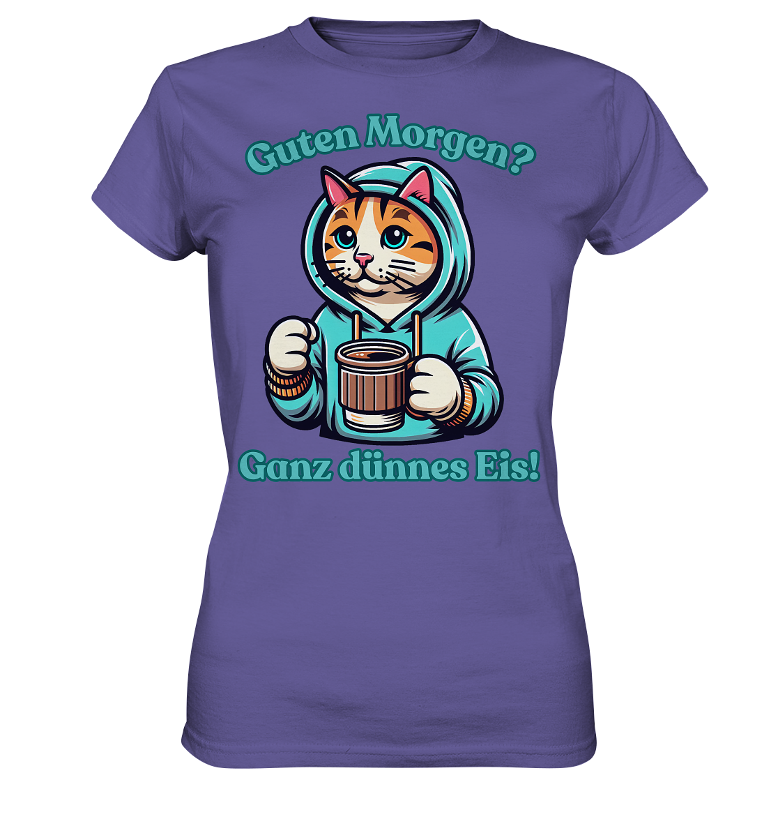 Guten Morgen? Ganz dünnes Eis! - Damen T-Shirt