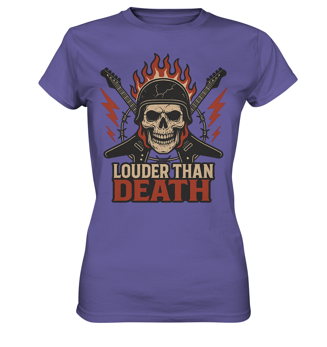 Louder Than Death - Ladies T-Shirt