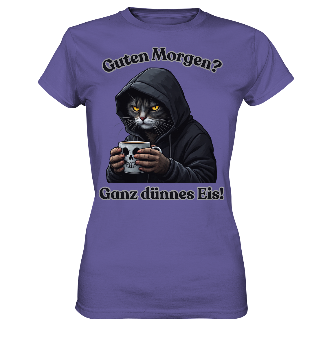 Guten Morgen? Ganz dünnes Eis! - Damen T-Shirt
