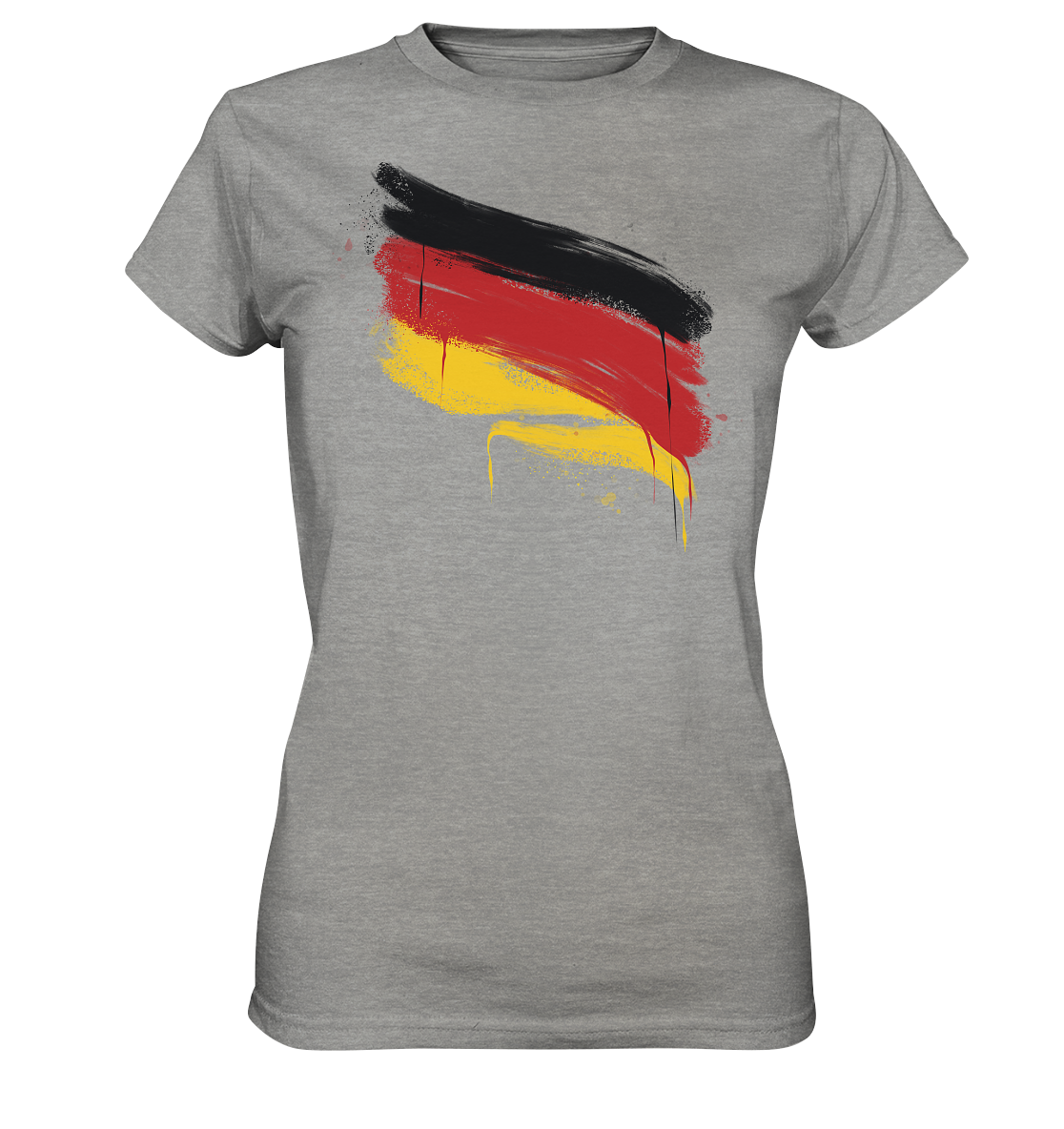 Deutschland Fahne - Damen T-Shirt