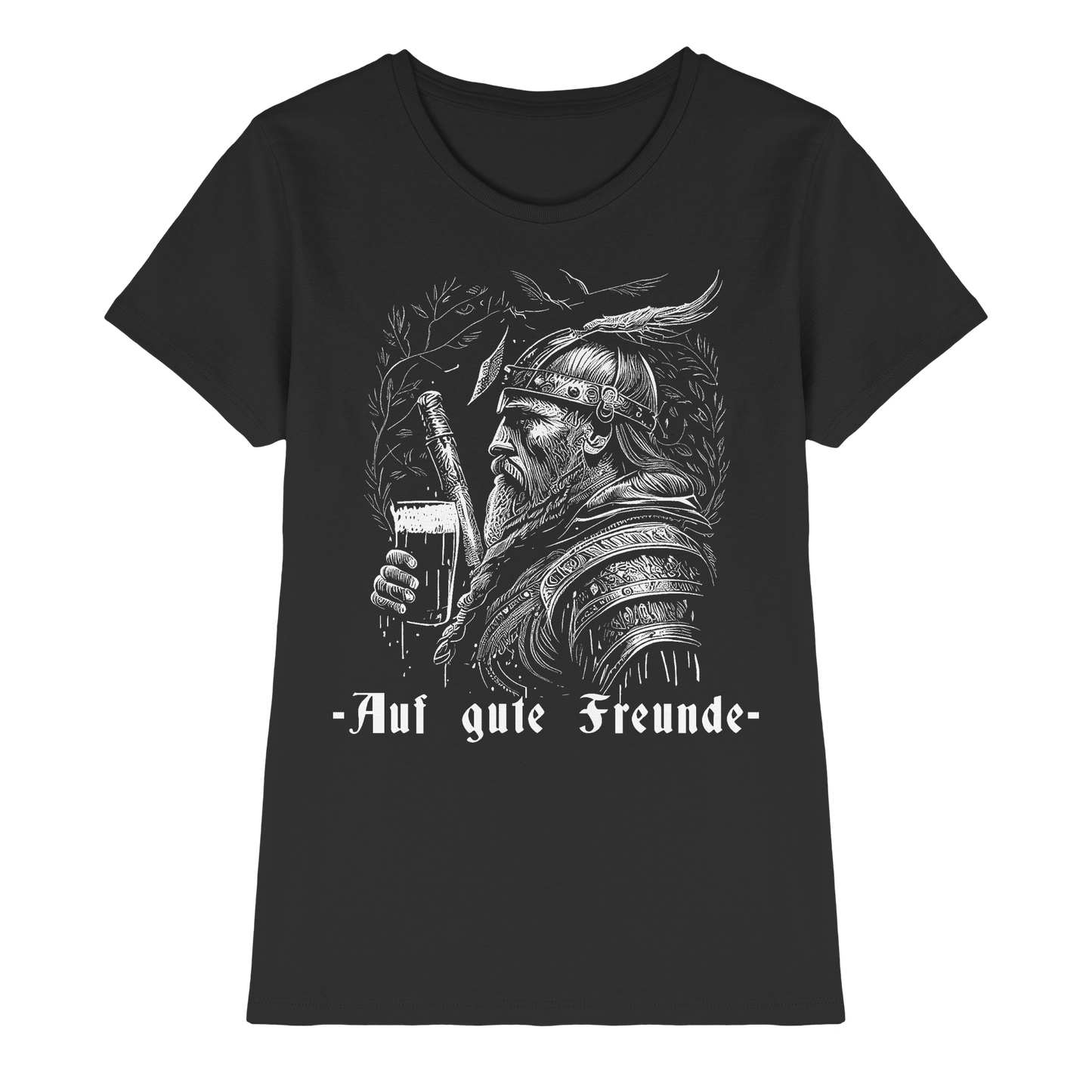 Auf gute Freunde - Damen T-Shirt