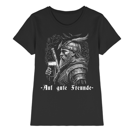Auf gute Freunde - Damen T-Shirt