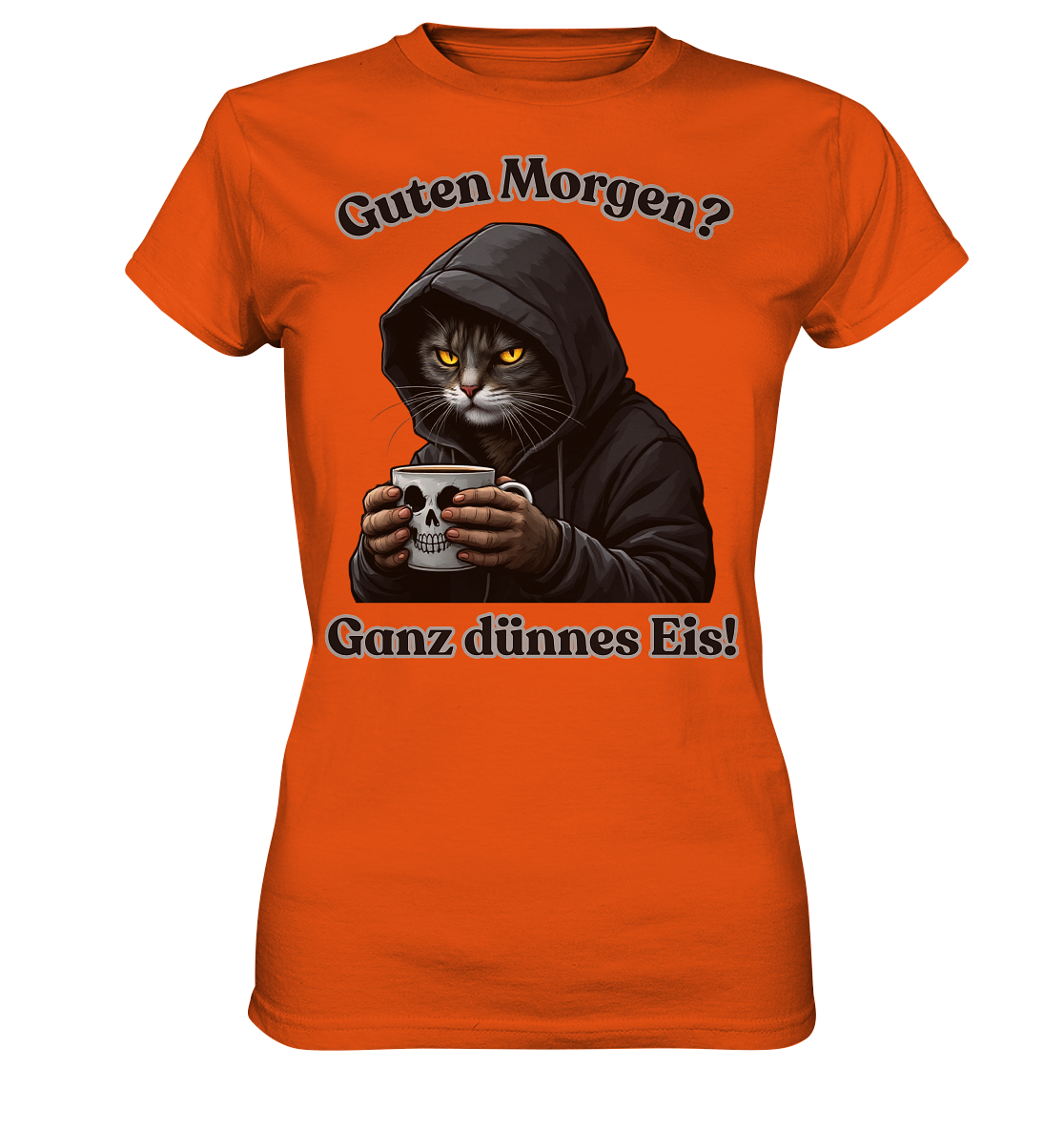 Guten Morgen? Ganz dünnes Eis! - Damen T-Shirt