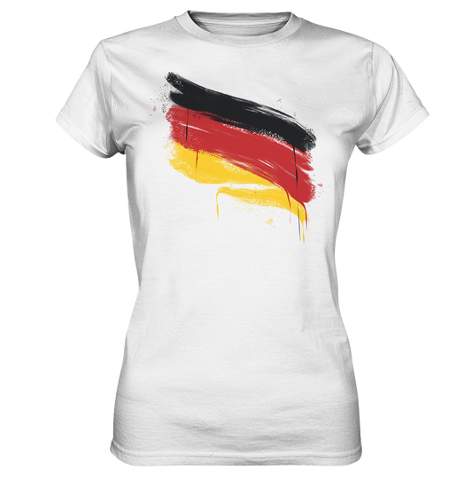 Deutschland Fahne - Damen T-Shirt