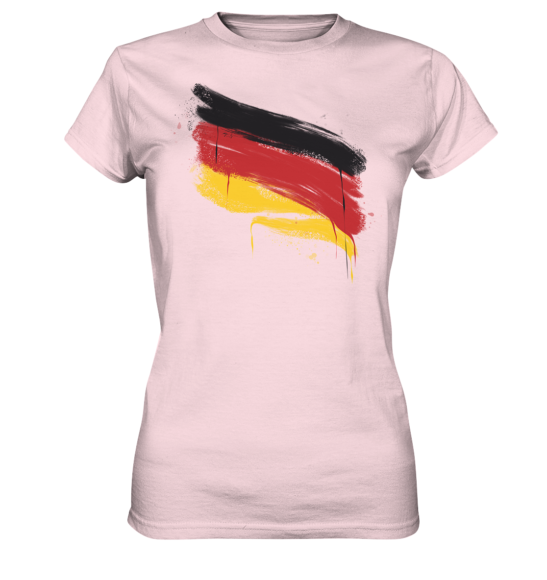 Deutschland Fahne - Damen T-Shirt