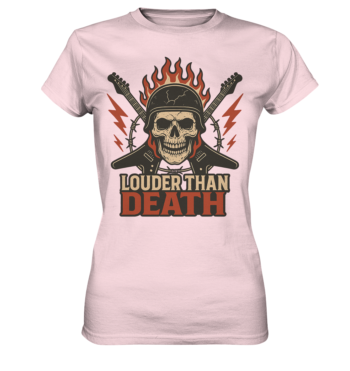 Louder Than Death - Ladies T-Shirt