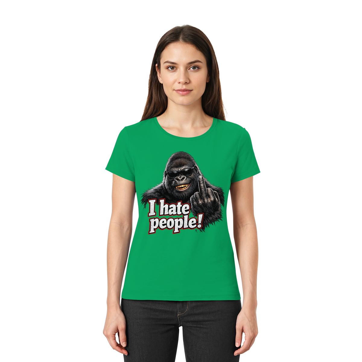 I hate people! - Damen T-Shirt