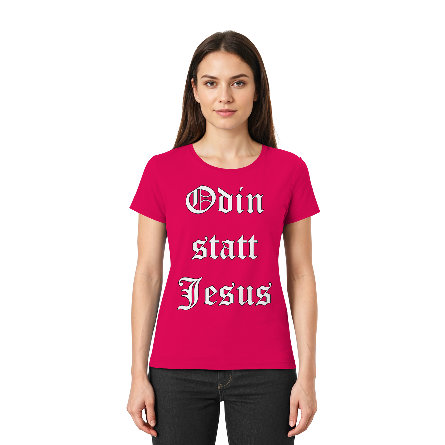 Odin statt Jesus - Damen T-Shirt