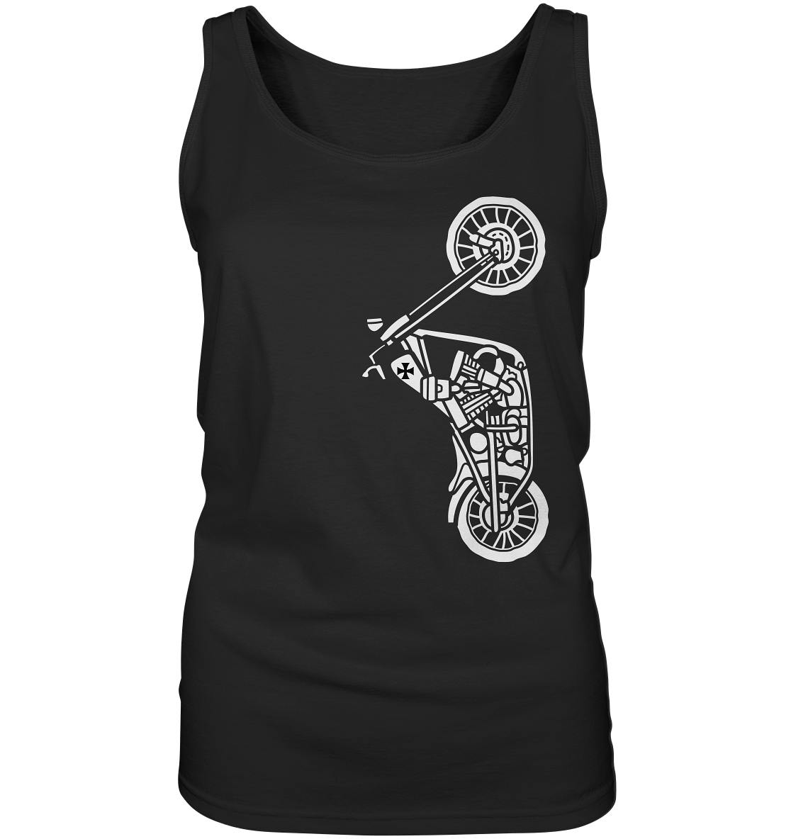 Motorrad - Chopper - Damen Tank-Top Shirt