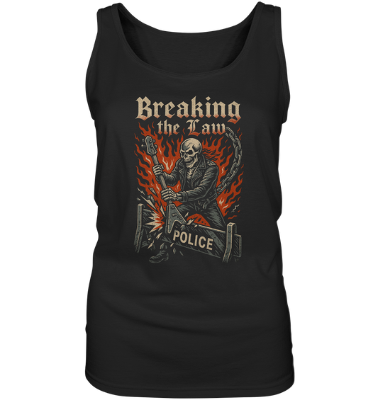 Breaking the Law - Skull - Damen Tank-Top Shirt