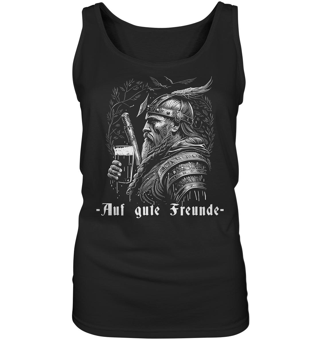 Auf gute Freunde - Damen Tank-Top Shirt