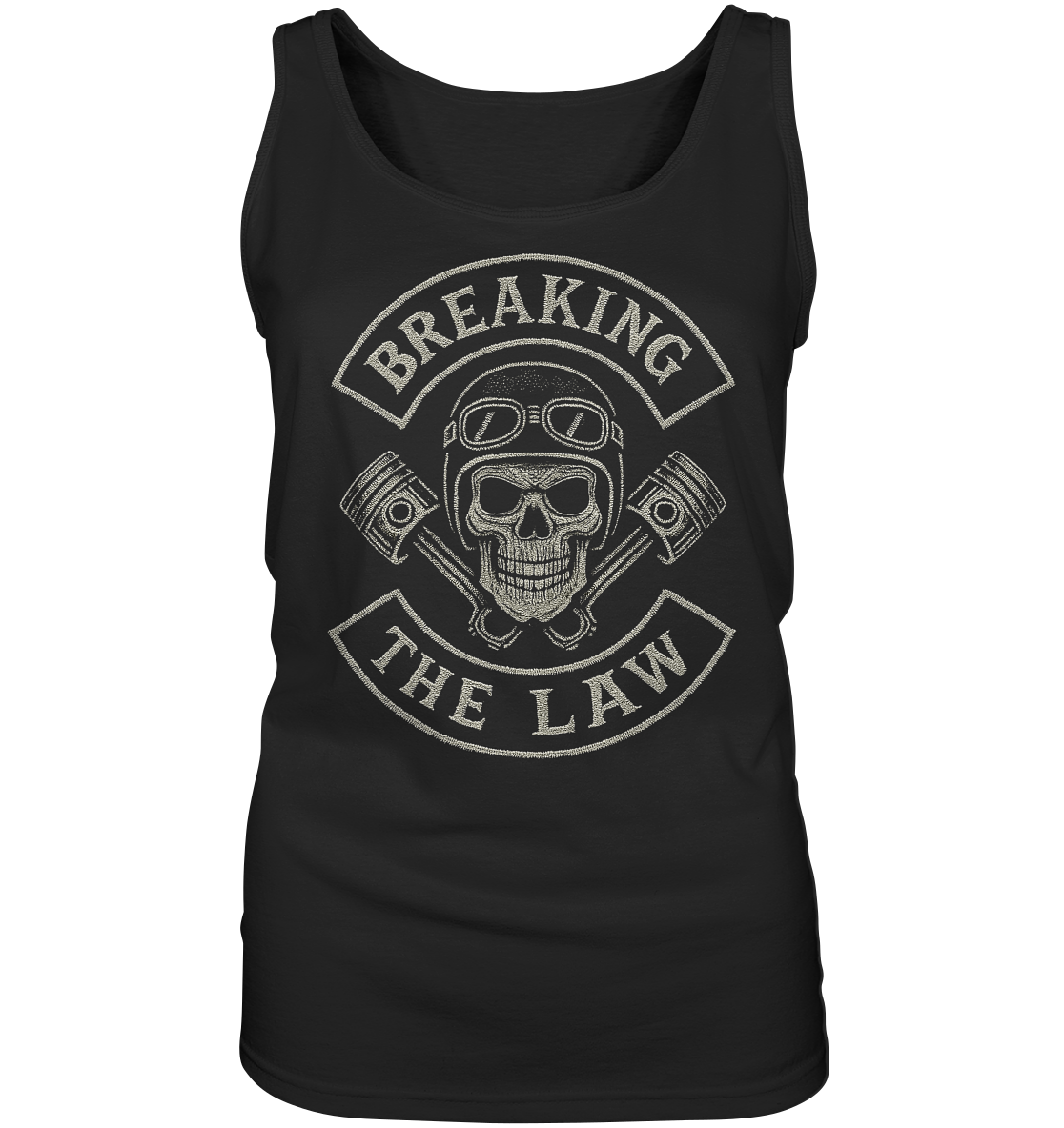 Breaking the Law - Biker Patch - Damen Tank-Top Shirt