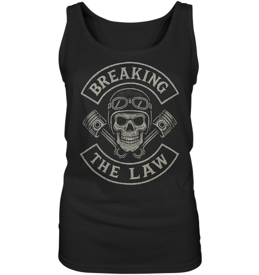 Breaking the Law - Biker Patch - Damen Tank-Top Shirt