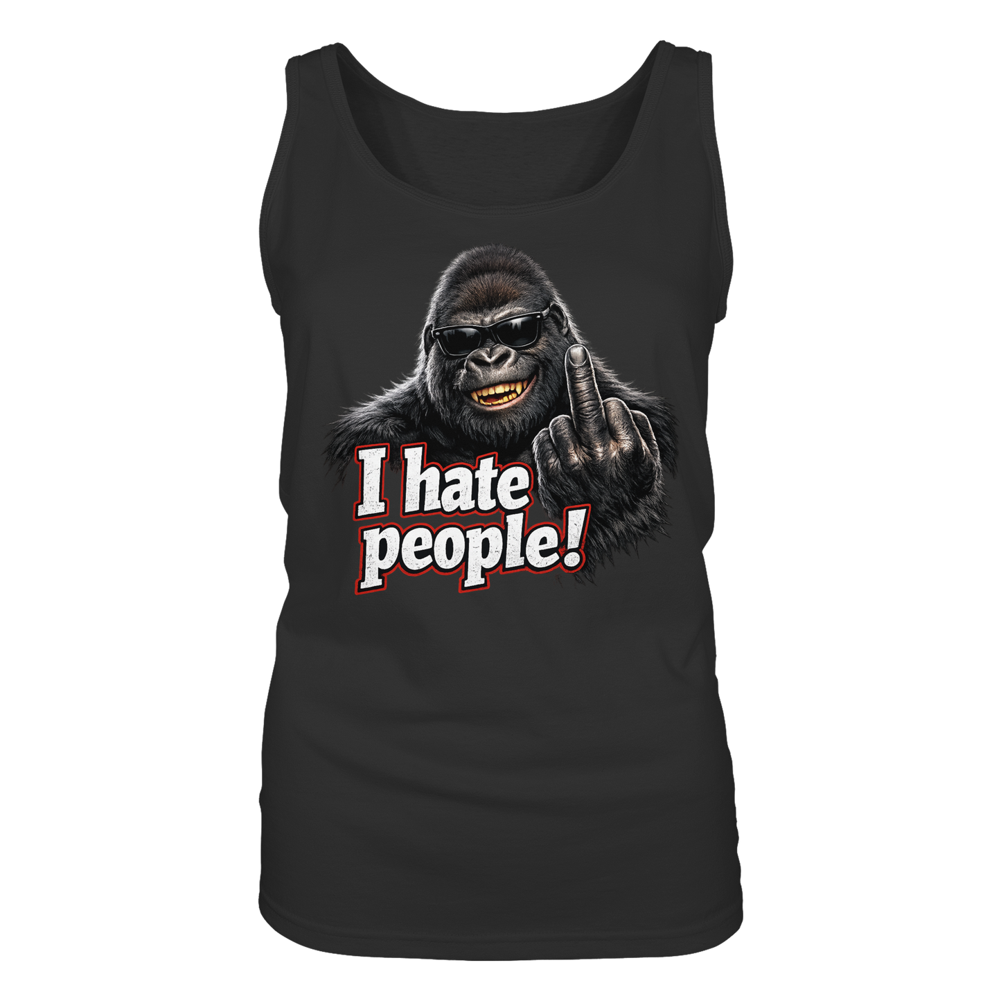 I hate people! - Damen Tank-Top Shirt