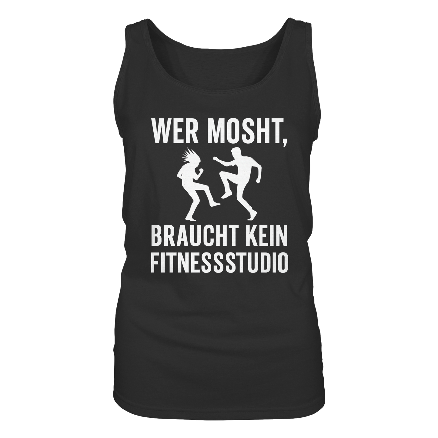 Moshen statt Hantelbank - Damen Tank-Top Shirt