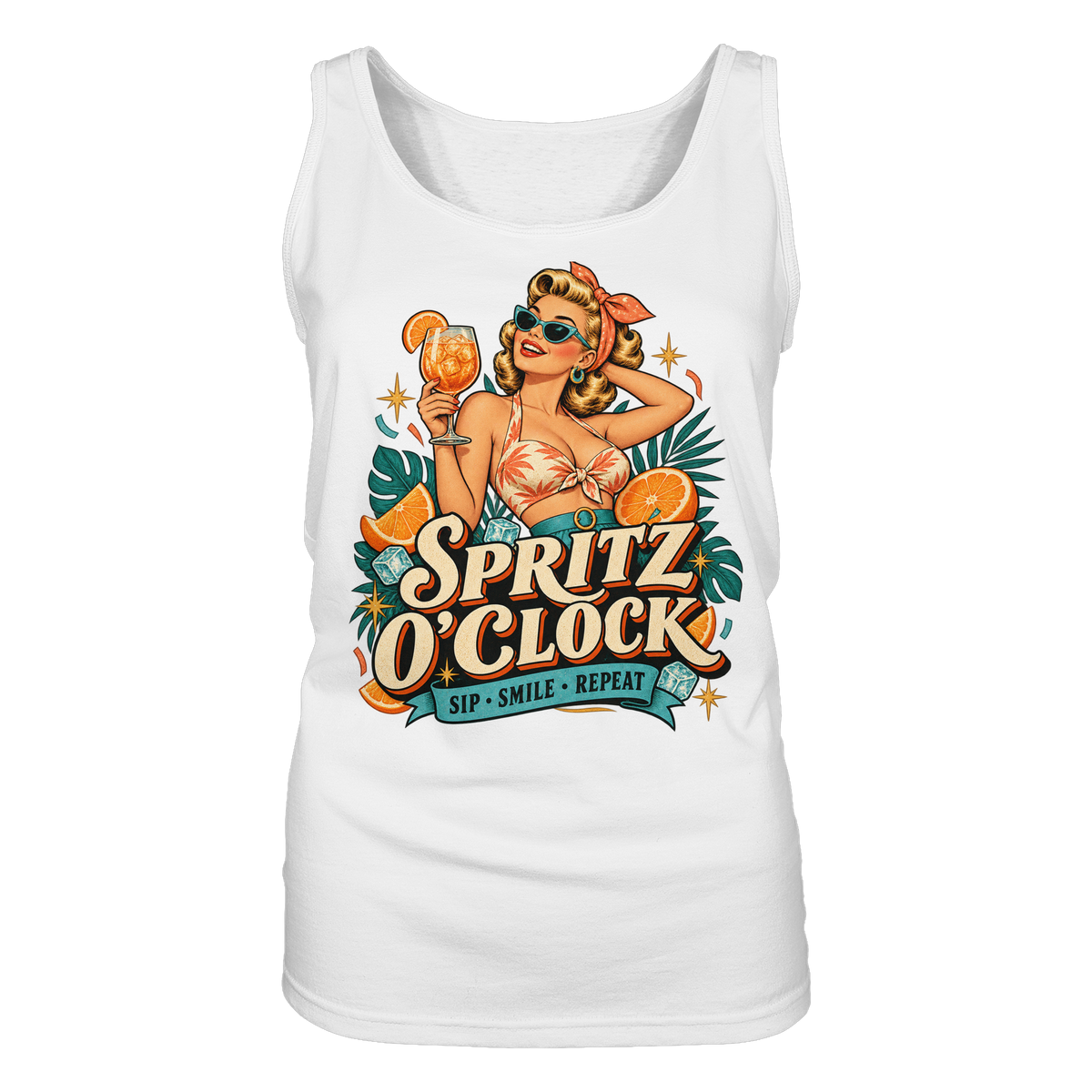 Spritz O' Clock - Damen Tank-Top Shirt