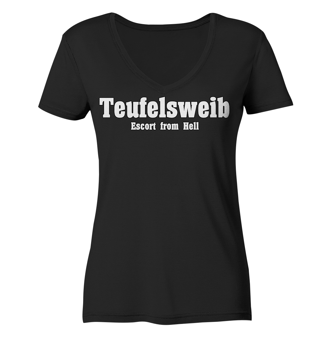Teufelsweib – Escort from Hell - Damen V-Neck T-Shirt