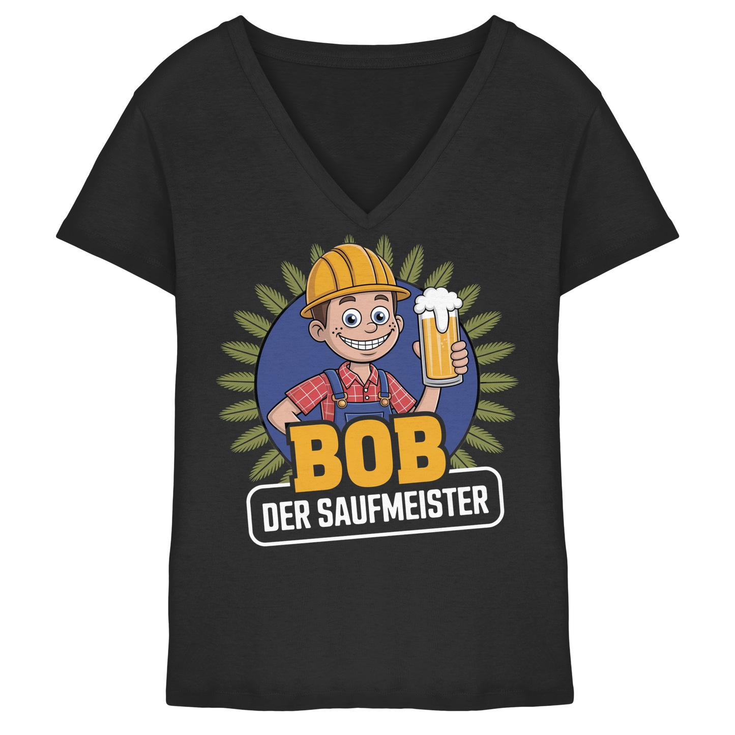 Bob der Saufmeister - Damen V-Neck T-Shirt