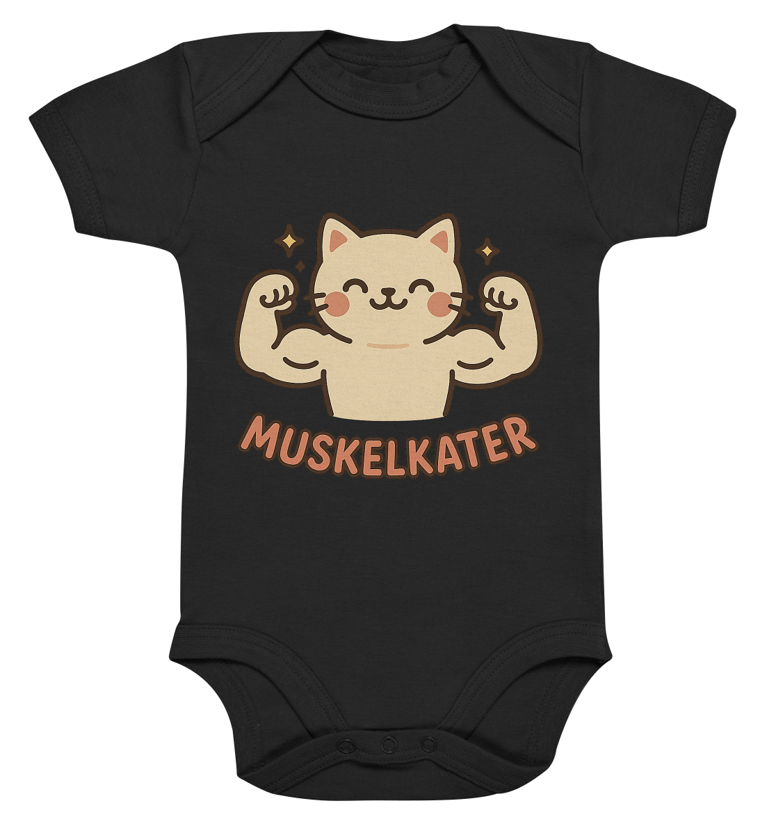 Muskelkater - Kawaii Cat - Baby Bodysuit