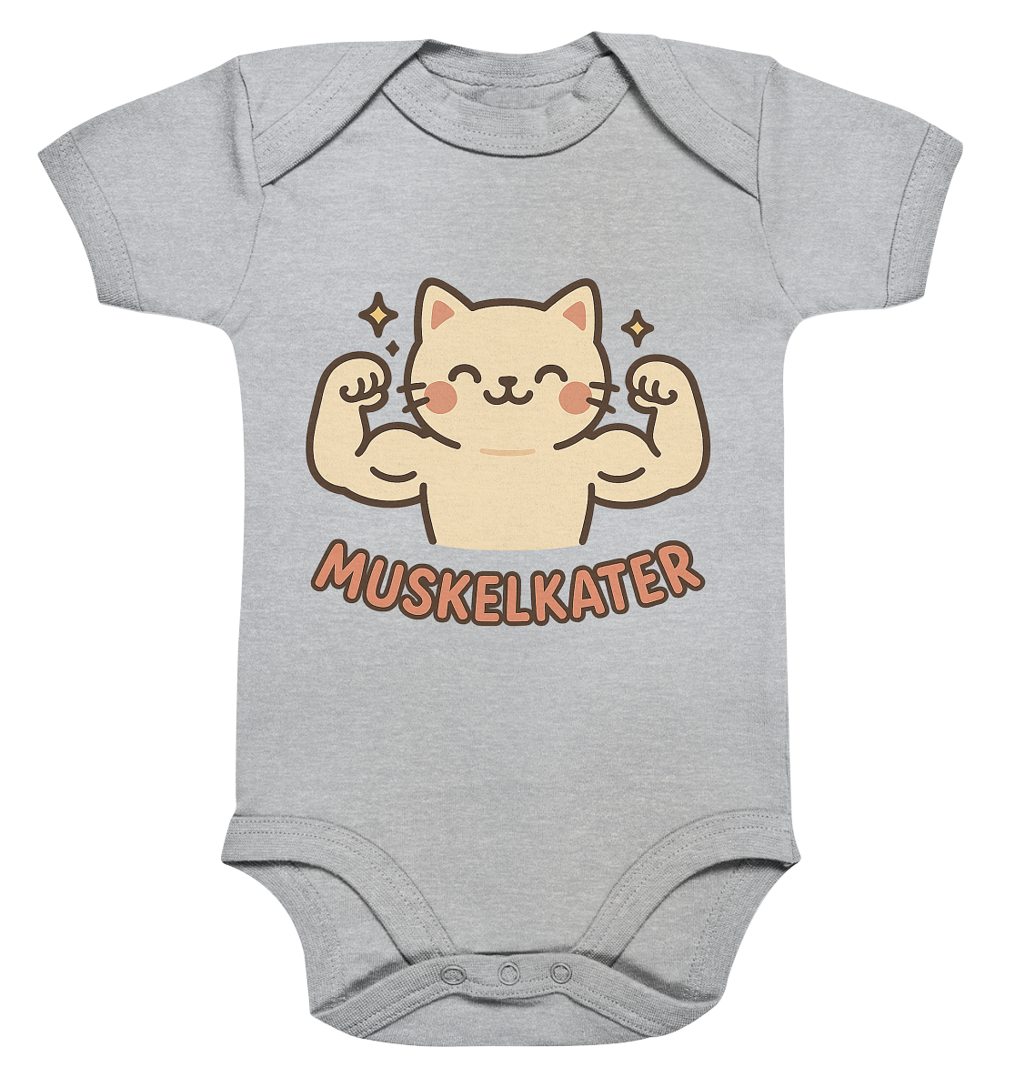 Muskelkater - Kawaii Cat - Baby Bodysuit