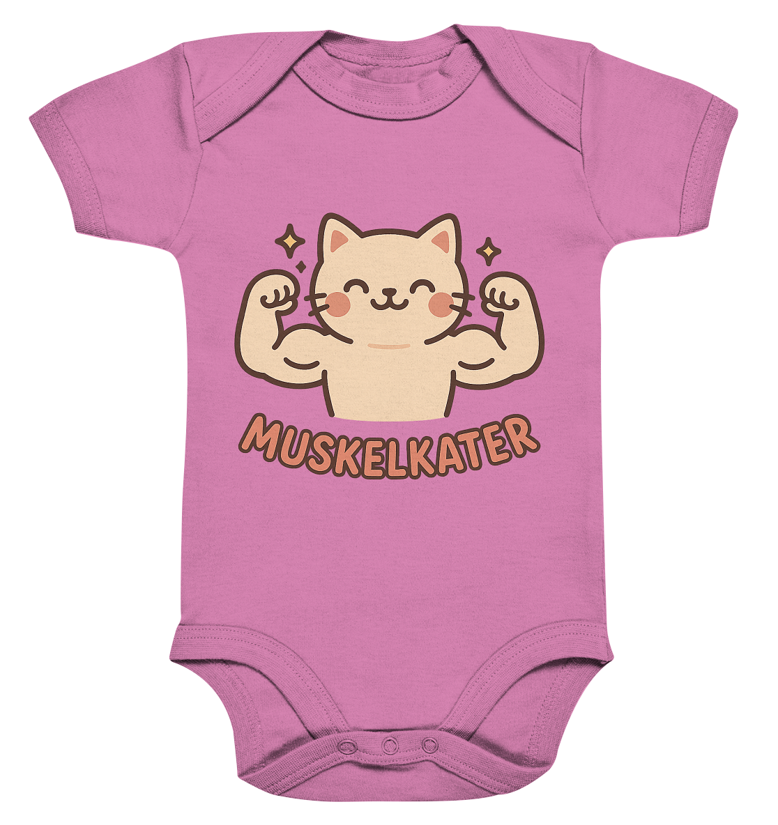 Muskelkater - Kawaii Cat - Baby Bodysuit