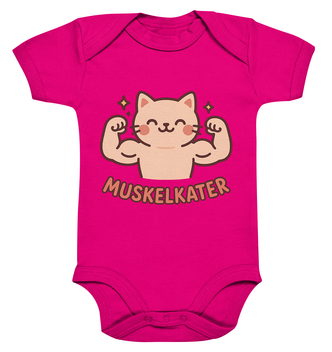 Muskelkater - Kawaii Cat - Baby Bodysuit