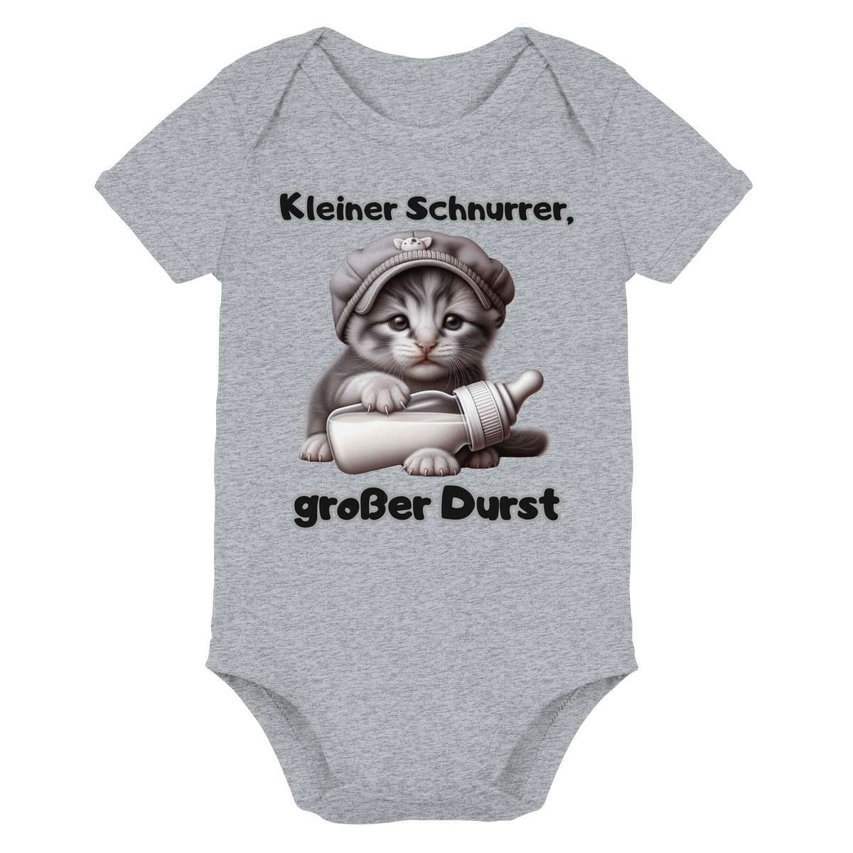 Kleiner Schnurrer, großer Durst - Baby Strampler