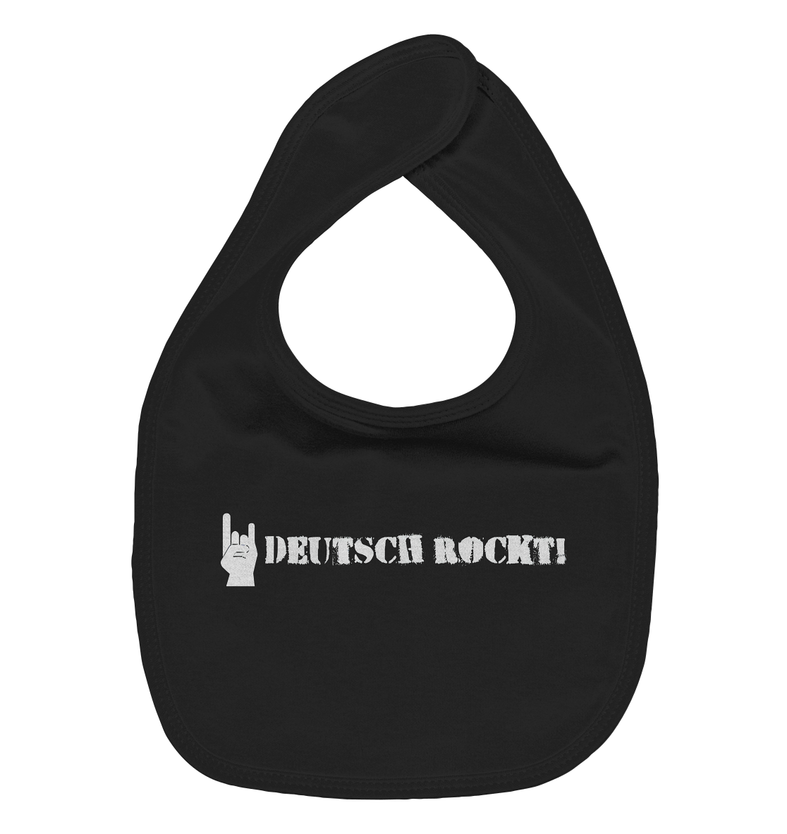 DEUTSCH ROCKT - Logo - Baby-Lätzchen