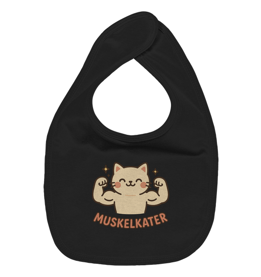 Muskelkater - Kawaii Cat - Baby-Lätzchen