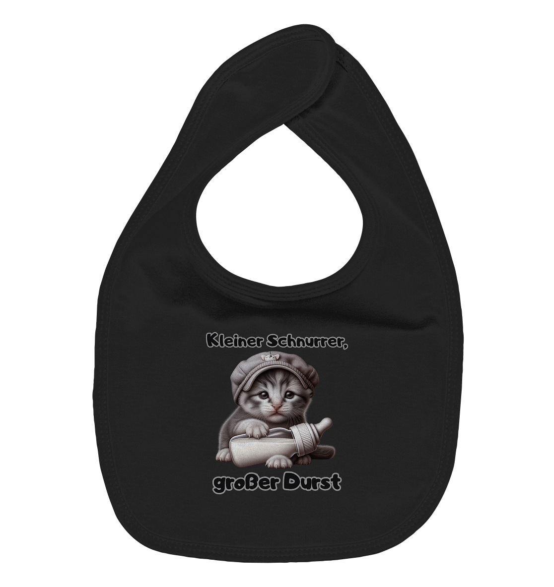 Kleiner Schnurrer, großer Durst - Baby-Lätzchen