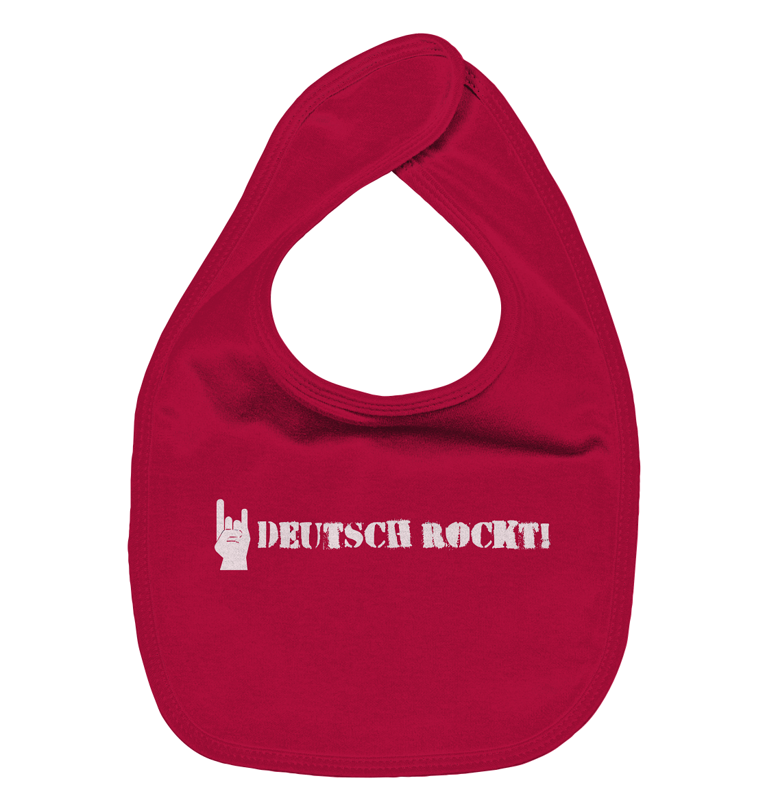 DEUTSCH ROCKT - Logo - Baby-Lätzchen