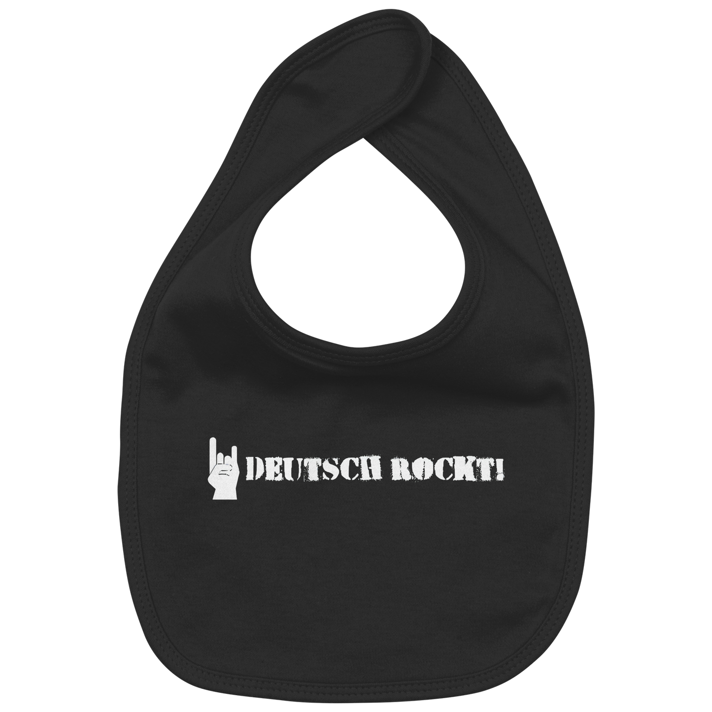 DEUTSCH ROCKT - Logo - Baby-Lätzchen