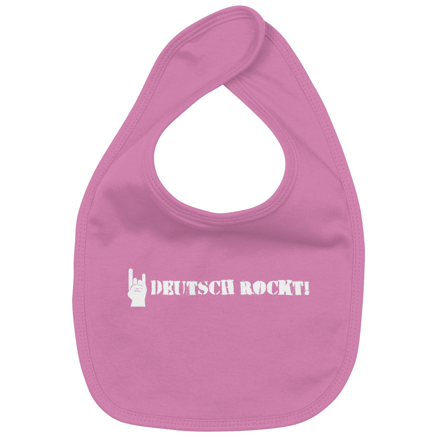 DEUTSCH ROCKT - Logo - Baby-Lätzchen