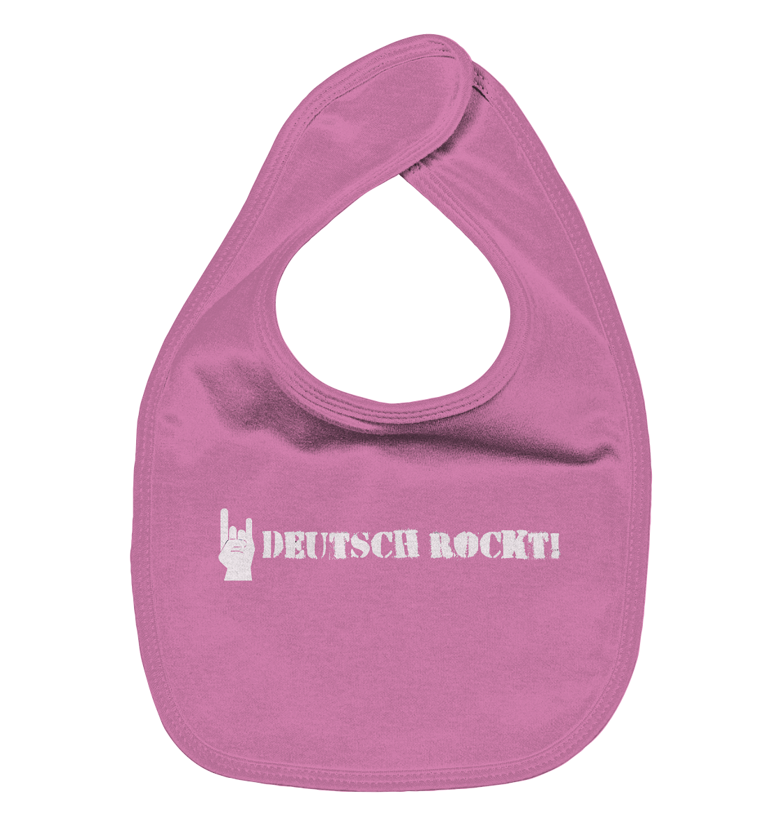 DEUTSCH ROCKT - Logo - Baby-Lätzchen